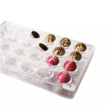 Praline mold hemisphere Ø 3 cm 24 pieces