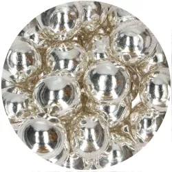 Silver choco crispy pearls