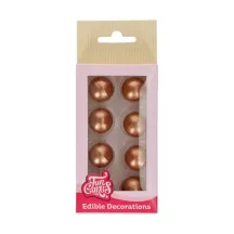 8 palline di cioccolato al bronzo