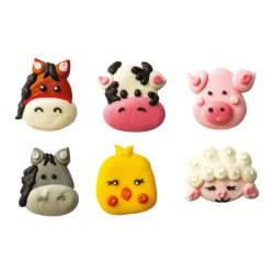 Sugar deco farm animals