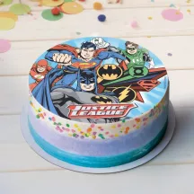 Ungesäuerte Scheibe "Justice League"