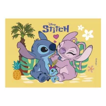 Cake topper rectangular - Stitch - 21 x 15cm