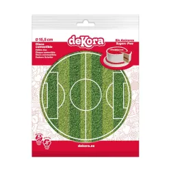 Dépliant pour gâteau - Football - 15.5cm