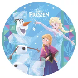 Disque en papier à manger Frozen avec Olaf