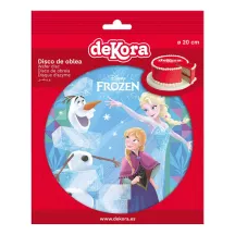 Esspapier Scheibe Frozen mit Olaf