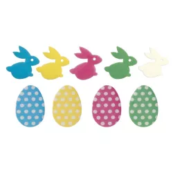 Easter decorations made from edible paper