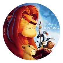 Esspapier Scheibe Lion King
