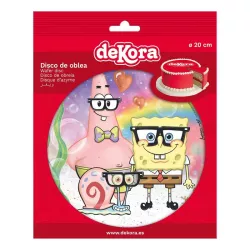 Disco di carta commestibile "Sponge Bob