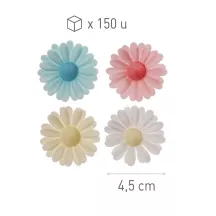150 daisies made from edible paper