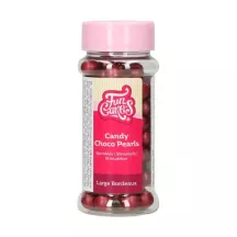 Perles "bordeaux" en chocolat