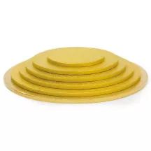Tortenplatte Rund extra stark Gold Ø 28 cm