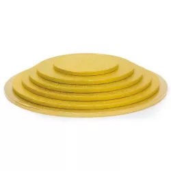 Cake board Round extra strong Gold Ø 28 cm
