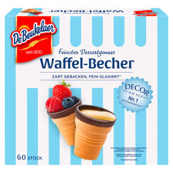 Ice cream waffle cups, 60 pcs.