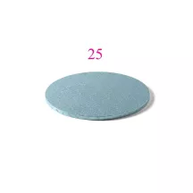 Baby blue Cake board - round 25 cm