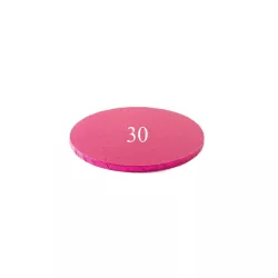 Piatto per torta fucsia - rotondo 30 cm