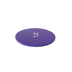 Violette Tortenplatte - rund 25 cm