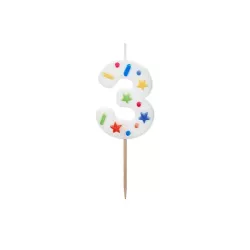 Bougie Confetti Numéro 3
