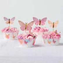 12 cake topper a farfalla