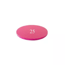 Fuchsia Cake board - round 25 cm