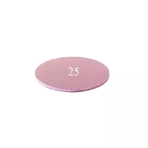 Pink Cake board - round 25 cm