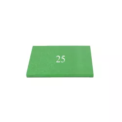 Piatto da torta verde scuro - Forma del piatto da torta: Quadrato 25 cm