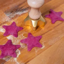 Star shape pasta stamp