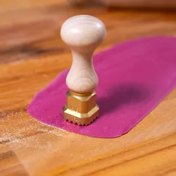 Timbro per ravioli quadrati, 30 x 30 mm