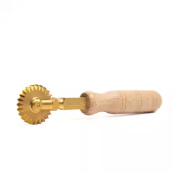 Rotella da pasticceria professionale seghettata, 4 mm