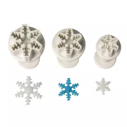 Emporte-pièce flocon de neige mini, set de 3 pièces