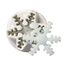 Tagliabiscotti fiocco di neve mini, set da 3 pezzi