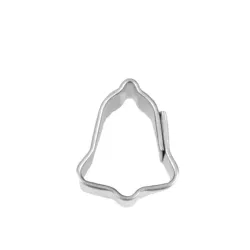 Mini stainless steel bell cookie cutter for Christmas decorations