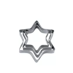 Set d'emporte-pièces étoile, 3 pièces