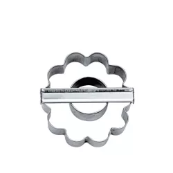 Stainless steel almond ring cutter, 6 cm