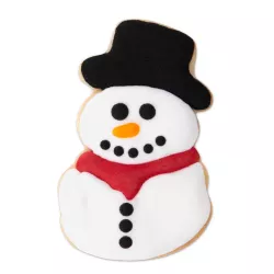 Cookie cutter snowman