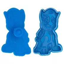 Städter Tagliabiscotti con Goffratura Paw Patrol Chase 8 cm – Goffratura dettagliata per biscotti e Decorazione per torta | Cake