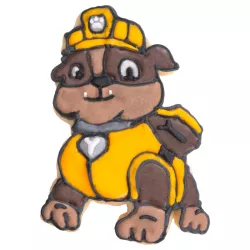 Emporte-pièce gaufrage Paw Patrol Rubble 7 cm – pour biscuits, Fondant et gâteaux décorés | Cakelicious