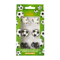 6 Sugar decorations Football