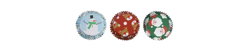 Caissette à cupcake de Noël