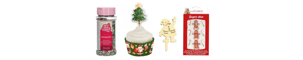 Decorazione per cupcake di Natale