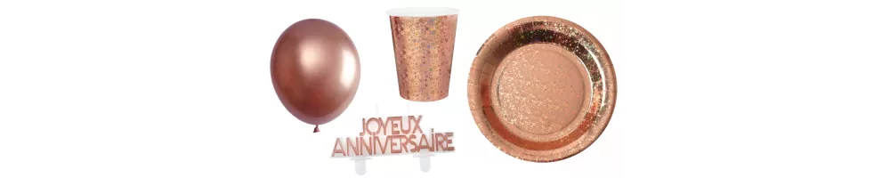 Rose gold birthday