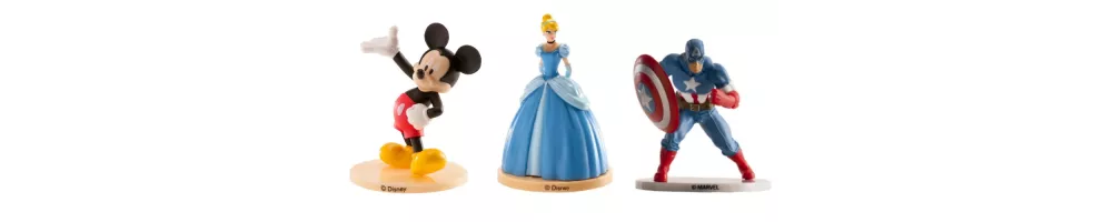Disney & cartoon cake figurines