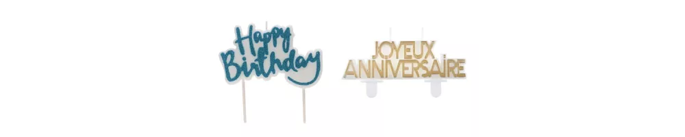 Happy birthday candle