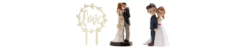 Figurine et topper mariage