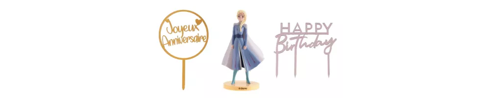 Cake topper pour gâteau