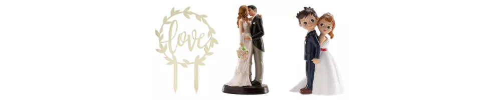 Wedding cake toppers & figurines