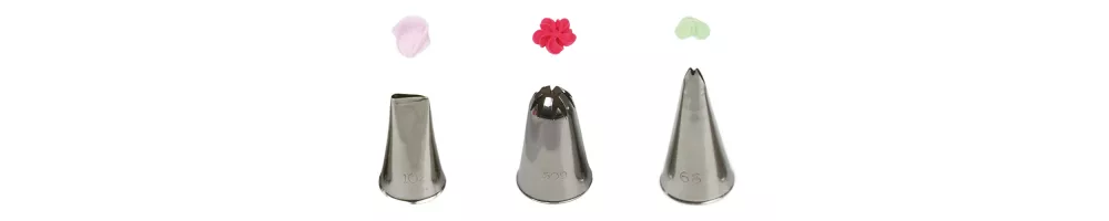Flower & leaf piping tips