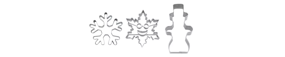 Snowflakes, ice crystals & snowmen