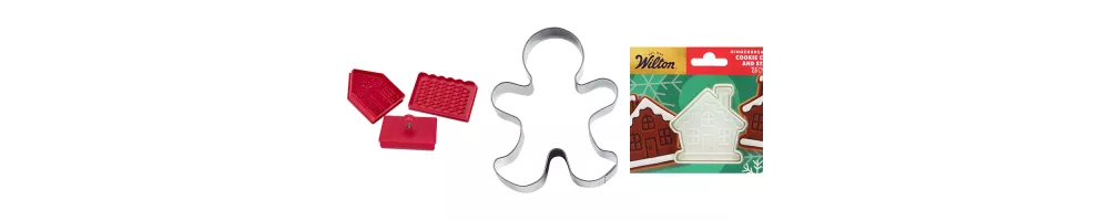 Gingerbread house & gingerbread men