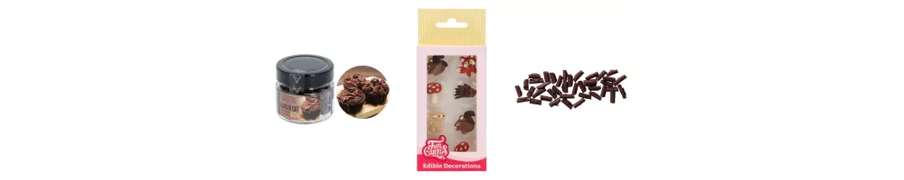 Décorations en chocolat