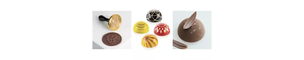 Tampons & pochoirs à chocolat